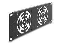 Delock 10 2U Rack Cover pre 2 ventilátory 80 x