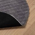 vidaXL Kusové koberce Okrúhly SIROLO Antracitová Ø 120 CM Polyester