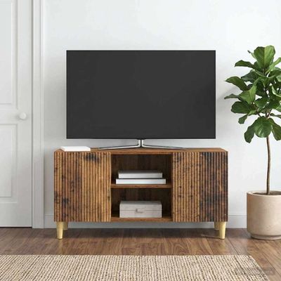 vidaXL TV skrinka 102 x 34,5 x 50 cm Staré drevo Kompozitné drevo