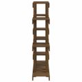 vidaXL Stojan na rastliny medový 104,5x25x109,5 cm masívna borovica
