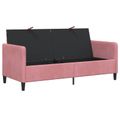 vidaXL Sofa s úložným priestorom Ružová 172 x 78 x 87 cm Polyester