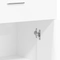 vidaXL Komody 2 ks biele 60x30x84 cm kompozitné drevo