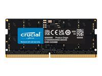 DDR5 - modul - 16 GB - SO-DIMM 262 pinů - 4800 MT/s / PC5-38400 - CL40 - 1.1 V - bez vyrovnávací paměti - bez ECC