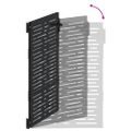 vidaXL Záhradná brána 85 x 150 cm Povrchovo upravená oceľ Zamykateľné