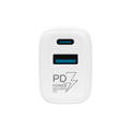 TESLA Power Charger T220 - duálna rýchlonabíjačka 25 W PD 3.0/PPS (biela farba)