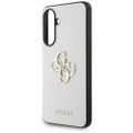 Guess HC PU Grained Big 4G and Classic Logo case for Samsung Galaxy A56 Beige