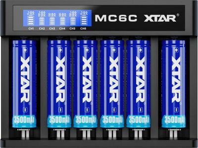 MC6C XTAR MC6C univerzálna nabíjačka pre Li-ion