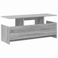 vidaXL TV stolík 102 x 35 x 45 cm Sivý Sonoma Kompozitné drevo