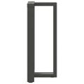 vidaXL Nohy barového stola v tvare T, 2 ks, antracitové, 40x35x(90-91) cm, oceľ