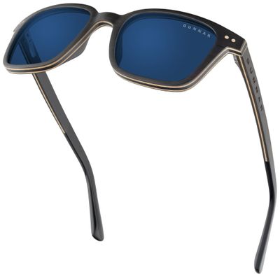 GUNNAR kancelárske/hermé okuliare MUIR EBONY * slnečné sklá * BLF 98 * GUNNAR focus Okuliare, slnečné, hnedé obrúčky, tmavé sklá