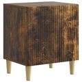vidaXL Nočný stolík 2 ks Dymový dub 43 x 34,5 x 50 cm Kompozitné drevo