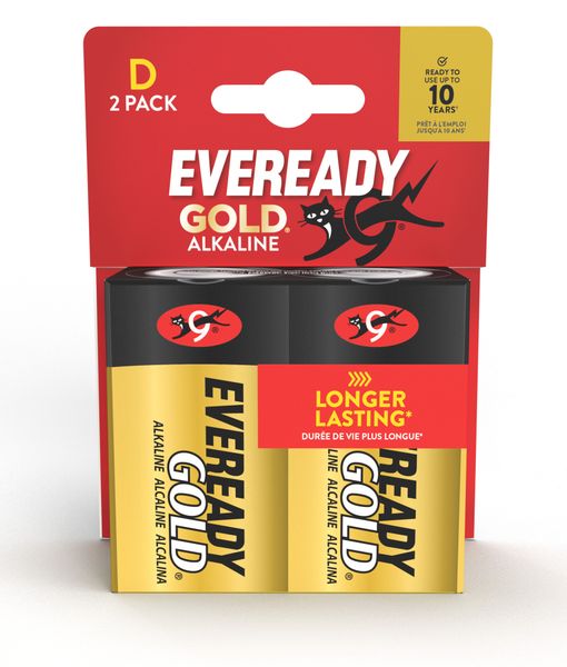 E301004400 Energizer Eveready Gold D/LR20 FSB2
