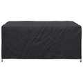 vidaXL Obal na nábytok Jednofarebný Čierna 143 x 225 x 90 cm 210D