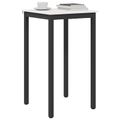 vidaXL Barový stôl Biela 60 x 60 x 105 cm Masívne borovicové drevo