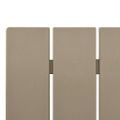 vidaXL Záhradná stolička Adirondack bledohnedá 75x88,5x89,5cm PP
