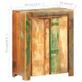 vidaXL Komoda 59x33x75 cm, recyklovaný masív