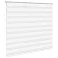 vidaXL Zebra roleta biela 160x100 cm šírka látky 155,9cm polyester