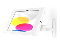 Compulocks Apex - Montážna sada (kryt, polohovateľný držiak) - pre tablet - uzamykateľný - kovový rám - biela - montáž na stenu, na stôl, montovateľné na plochý povrch - pre Apple 10.9-inch iPad (10. generácia); iPad (A16)