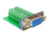 Adaptér VGA - HD-15 (VGA) (F) do bloku svoriek
