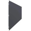 vidaXL Obrubník trávnika 20 ks 25 x 103 cm Antracitová