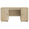vidaXL Stôl Dub sonoma Kompozitné drevo 142,5 x 50 x 75 cm