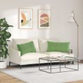 vidaXL Vankúše na pohovku 2 pcs Svetlo zelená 80 x 40 cm