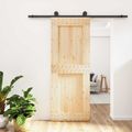 vidaXL Posuvné dvere 80 x 210 cm Masívne borovicové drevo (neupravené)