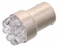 Žiarovka 9LED 12V Ba15s biela úzka