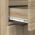 vidaXL Servírovacia skriňa Sonoma dub 100 x 30 x 65,6 Kompozitné drevo