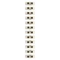 Skrutková svorkovnica 12× 2,5–4 mm2, 450 V, biela, EMOS A4101