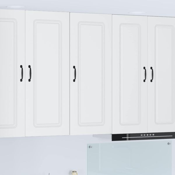 vidaXL Dvierka na umývačku Kalmar Biela 40 x 31 x 100 cm