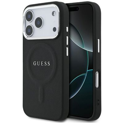 Obal Guess Classic Logo MagSafe pre iPhone 17 Pro čierny
