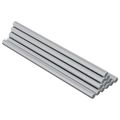 vidaXL Závitové tyče 12 ks Strieborná M6 x 120 mm Kov