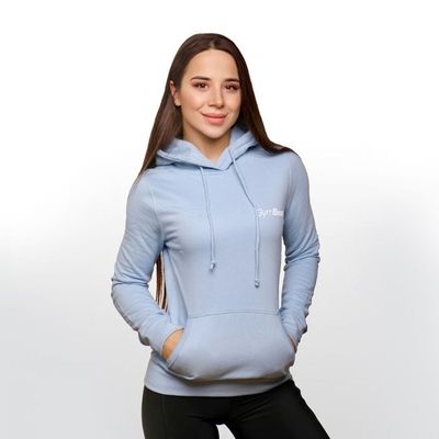 Dámska mikina PRO Hoodie Blue - GymBeam, veľkosť XS