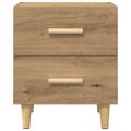 vidaXL Skriňa pod posteľ Remeselný dub 40 x 35 x 47.5cm