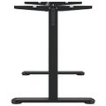 vidaXL Rám stola na státie čierny (94-135)x60x(70-114) cm oceľ