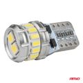 LED žiarovky CANBUS T10 W5W 16SMD 2SMD 3014 3030 Biele 12V 24V AMiO-04260