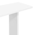 vidaXL Stenná polica Biela 100 x 20 x 126 cm Kompozitné drevo