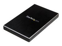 Startech USB 3.1 (10 Gbps) Gen 2 External Hard Drive Enclosure for 2.5" SATA Drives - Portable Hard Drive Enclosure (S251BMU313) - Kryt úložiska - 2,5" - SATA 6Gb/s - USB 3.1 (Gen 2) - čierna - pre P/N: BNDTBUSB3142, PEXUS313AC2V, PEXUSB311A1E, PEXUSB311AC2, PEXUSB312A2, PEXUSB314A2V2