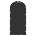 vidaXL Záhradné zrkadlo pieskové 70x30 cm exteriérové železo