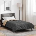 vidaXL Letná prikrývka 220 x 155 cm Leto 200 gsm Antracitová a taupe