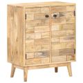 vidaXL Komoda 60x35x75 cm masívne mangovníkové drevo