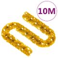 vidaXL Vianočná girlanda s LED svetielkami 10 m zlatá