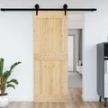 vidaXL Dvere NARVIK 85 x 210 cm Masívne borovicové drevo (neupravené)