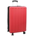 vidaXL Kufor so zámkom Červená 50 x 30 x 76 cm ABS plast