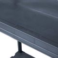 vidaXL Regál s úložnými poličkami čierny 60x30x180 cm plastový 125 kg