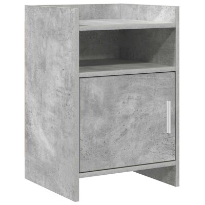vidaXL Nočné stolíky Betónovo sivá 40 x 36 x 60 cm Kompozitné drevo