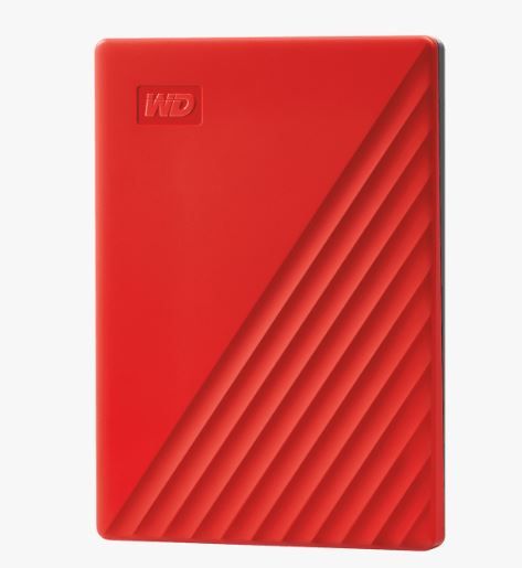 WD My Passport/2TB/HDD/Externý/2.5''/Červená/3R
