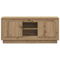 vidaXL TV skrinka 102 x 35 x 45 cm Remeselný dub Kompozitné drevo
