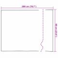 vidaXL Samolepiaca zrkadlová fólia 60 x 200 cm 2 ks Strieborná PET